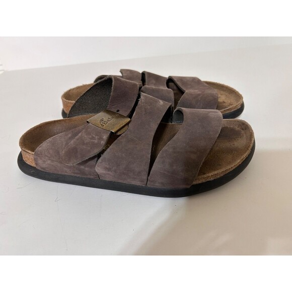 Birkenstock Betula Size 7- 7.5 Eva Basic Brown 3 Strap Sandals - Picture 11 of 13